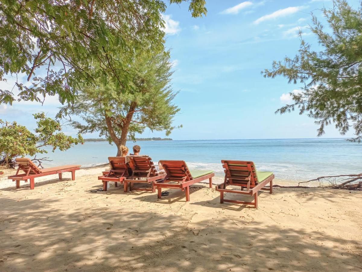 Nusa Indah Bungalows Gili Air Dış mekan fotoğraf
