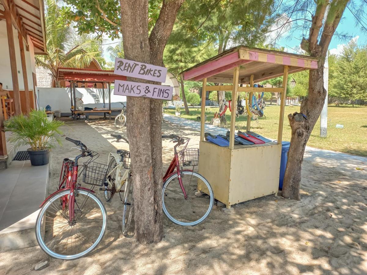 Nusa Indah Bungalows Gili Air Dış mekan fotoğraf