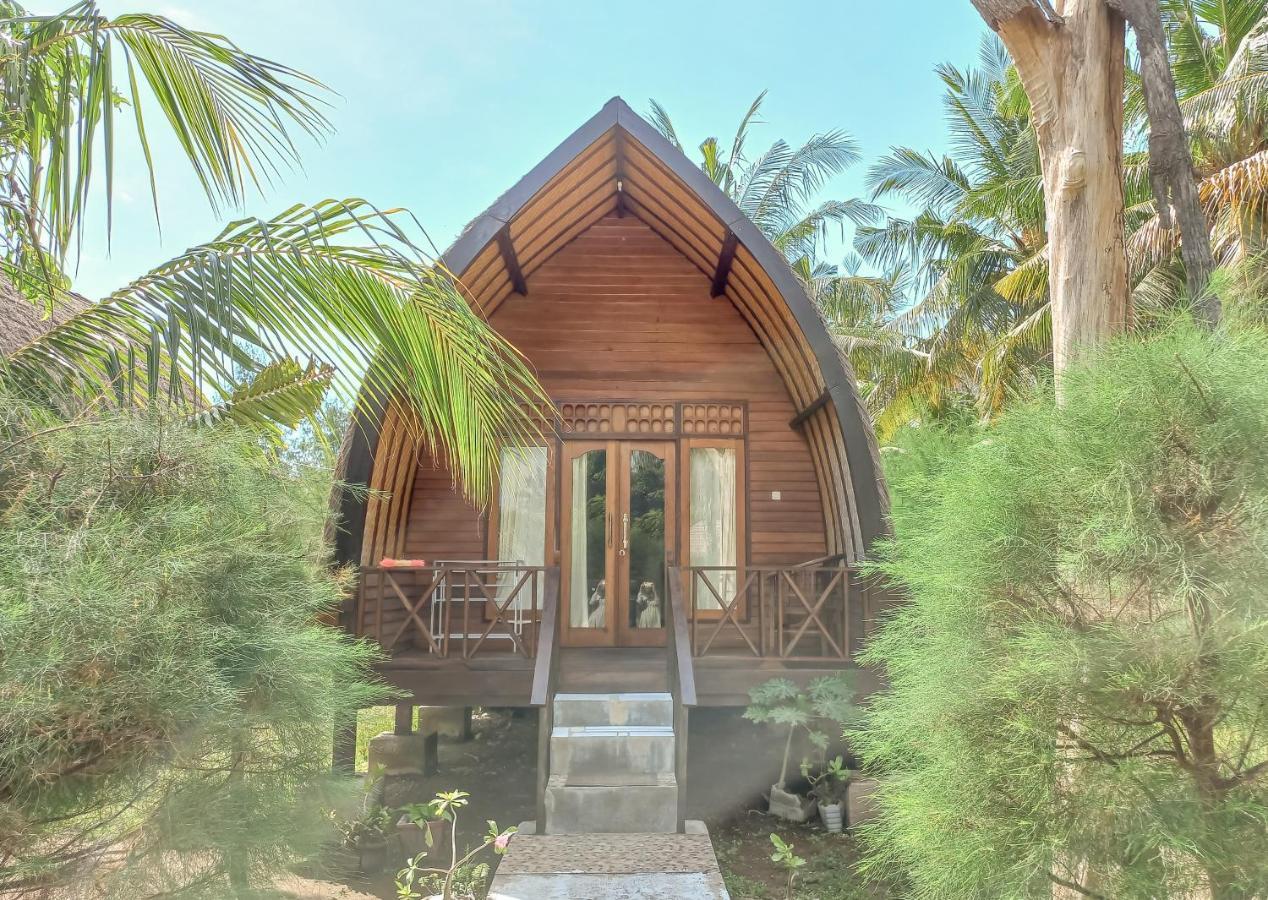Nusa Indah Bungalows Gili Air Dış mekan fotoğraf