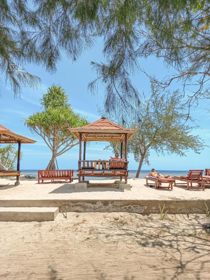 Nusa Indah Bungalows Gili Air Dış mekan fotoğraf
