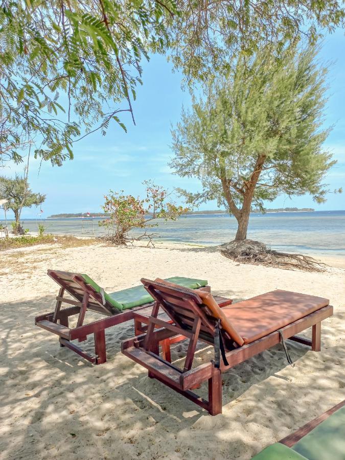 Nusa Indah Bungalows Gili Air Dış mekan fotoğraf