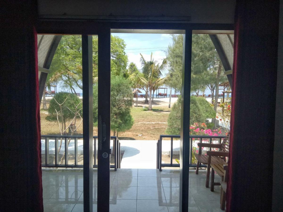 Nusa Indah Bungalows Gili Air Dış mekan fotoğraf